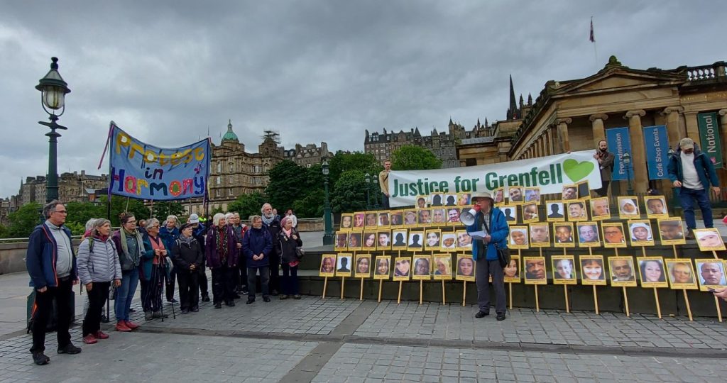 Grenfell Tower vigil